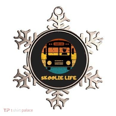 Retro Skoolie Life Converted School Bus Home Lifestyle Ornament
