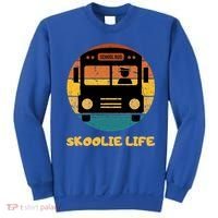 Retro Skoolie Life Converted School Bus Home Lifestyle Sweatshirt thumb 0
