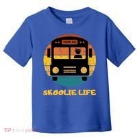 Retro Skoolie Life Converted School Bus Home Lifestyle Toddler T-Shirt thumb 0