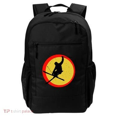 Retro Skiing Logo Backpack