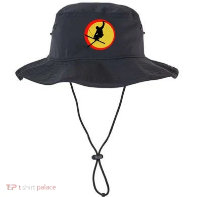 Retro Skiing Logo Bucket Hat