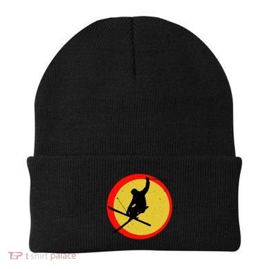 Retro Skiing Logo Beanie