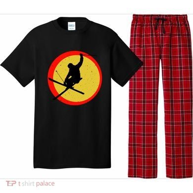 Retro Skiing Logo Pajama Set