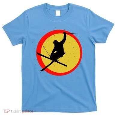 Retro Skiing Logo T-Shirt