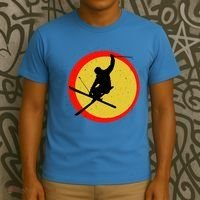 Retro Skiing Logo T-Shirt thumb 3