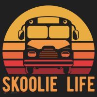 Retro Skoolie Life Converted School Bus Home Lifestyle Funny Gift Women's Sweatshirt thumb 2