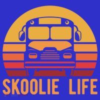 Retro Skoolie Life Converted School Bus Home Lifestyle Funny Gift Mousepad thumb 1
