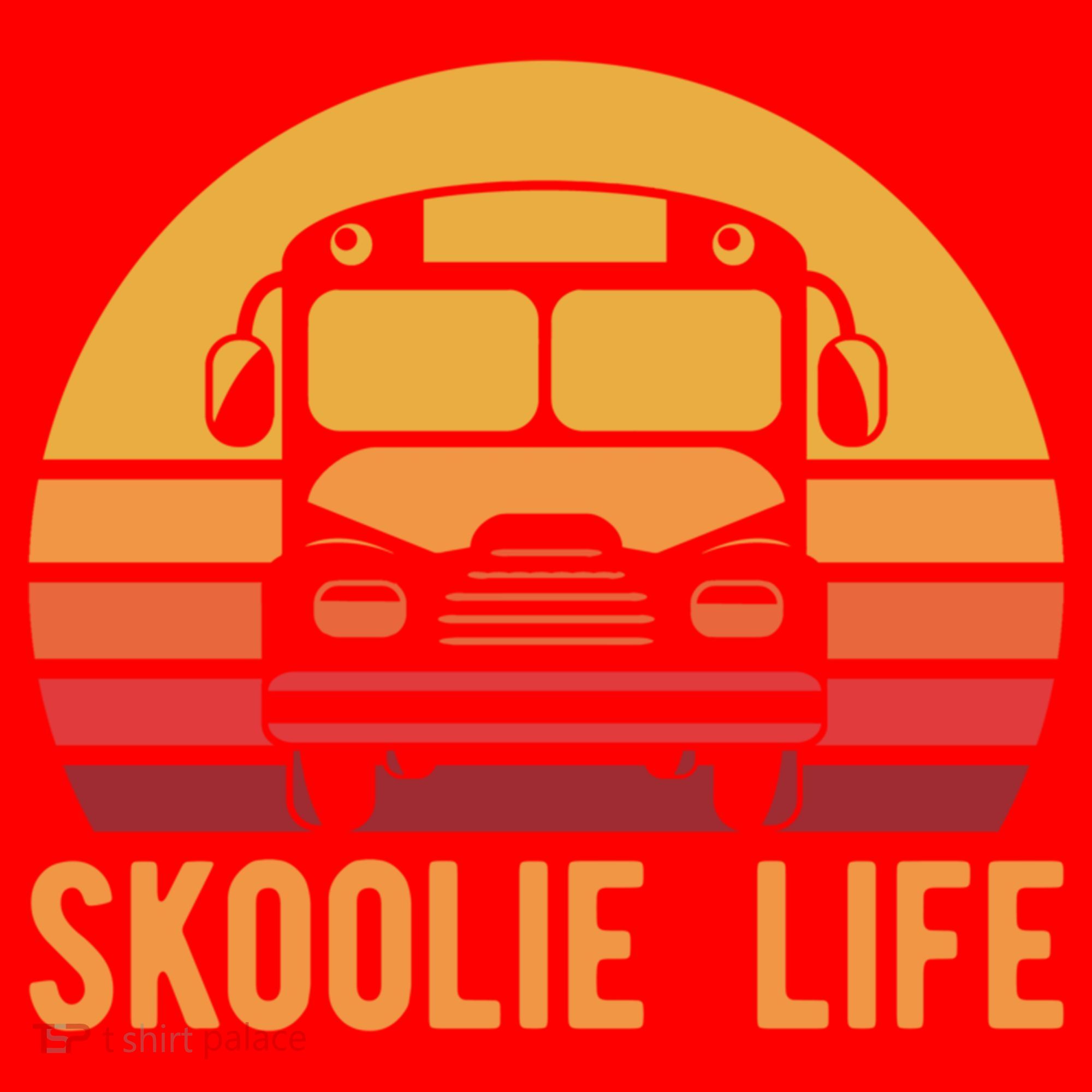 Retro Skoolie Life Converted School Bus Home Lifestyle Funny Gift Santa Hat
