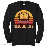 Retro Skoolie Life Converted School Bus Home Lifestyle Sweatshirt thumb 0