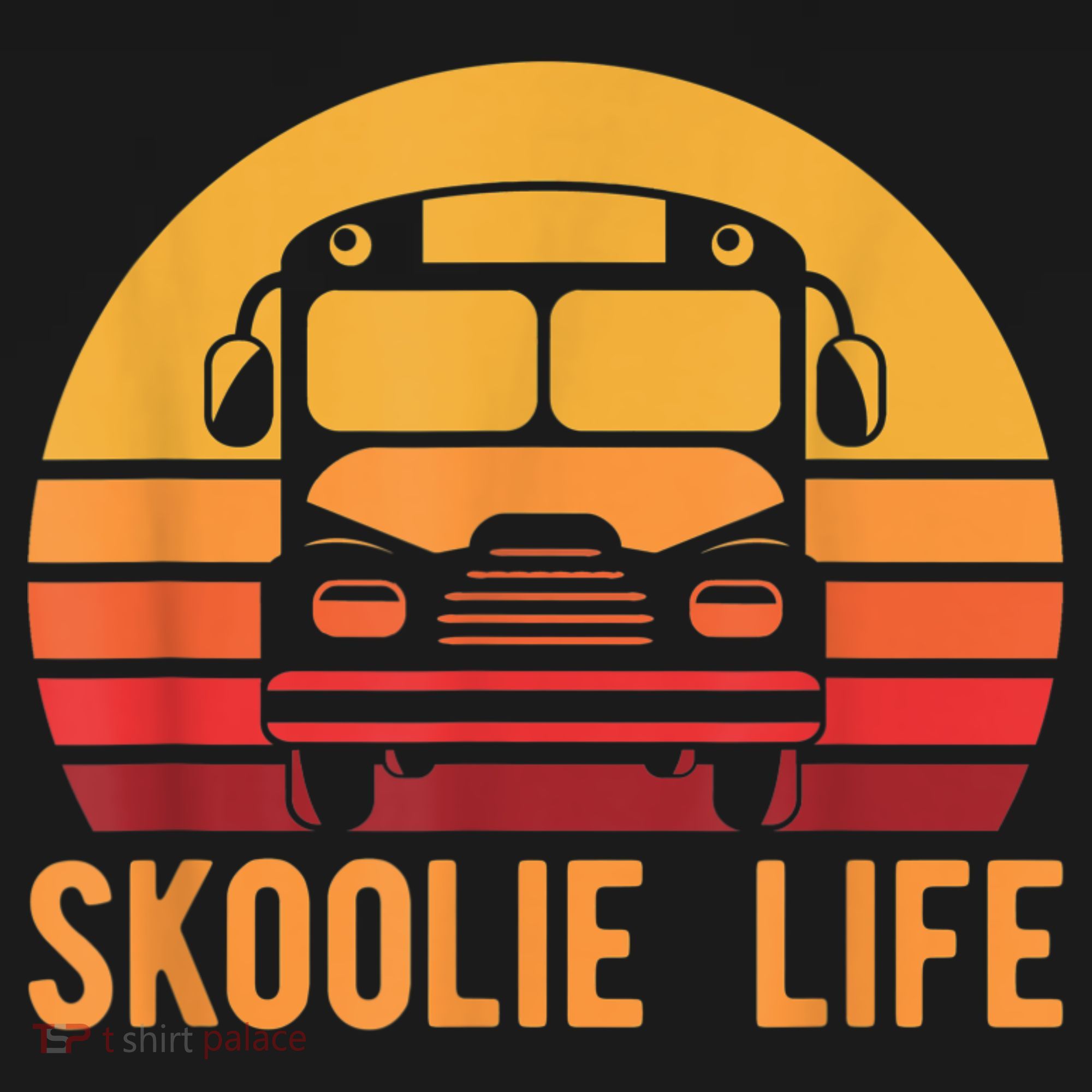Retro Skoolie Life Converted School Bus Home Lifestyle Sweatshirt