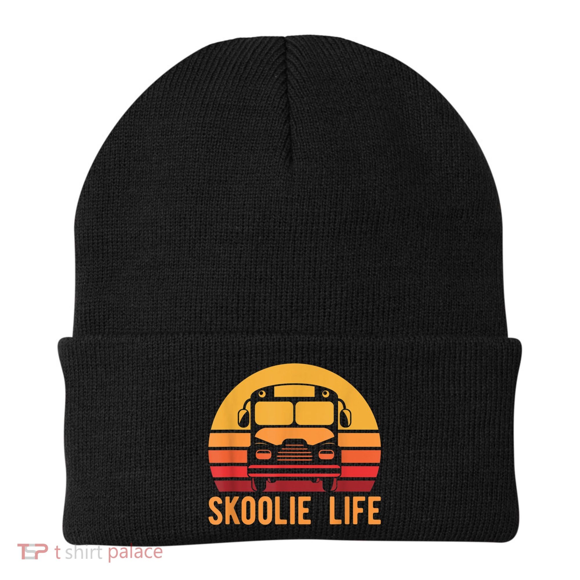 Retro Skoolie Life Converted School Bus Home Lifestyle Beanie