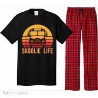 Retro Skoolie Life Converted School Bus Home Lifestyle Pajama Set thumb 0