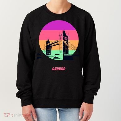 Retro Sun London Bridge Women's Sweatshirt