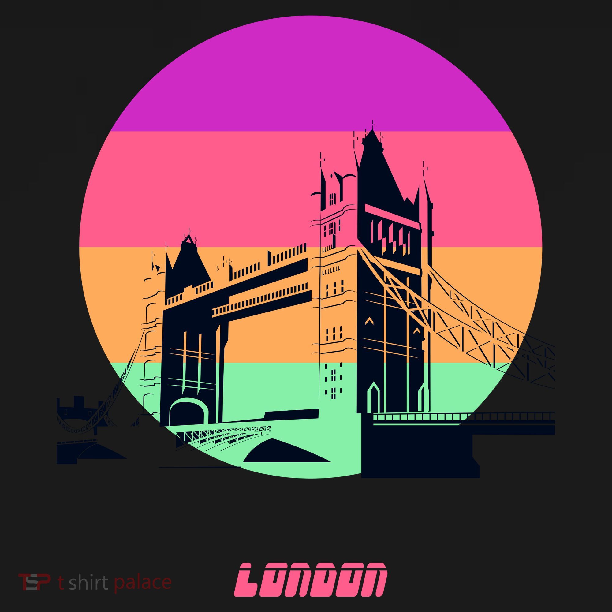 Retro Sun London Bridge Backpack