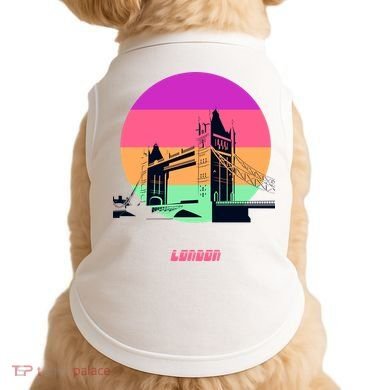 Retro Sun London Bridge Doggie Tank