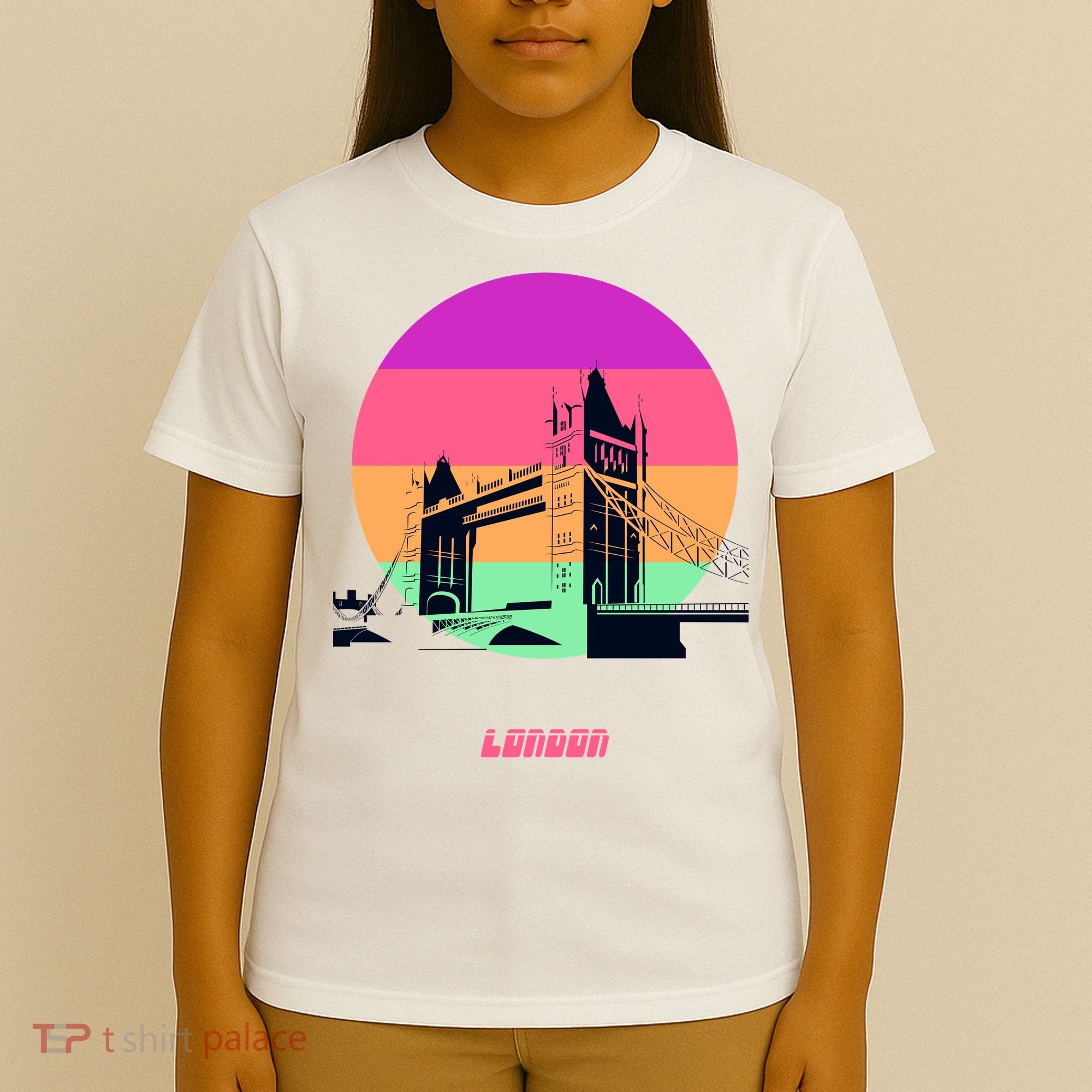 Retro Sun London Bridge T-Shirt