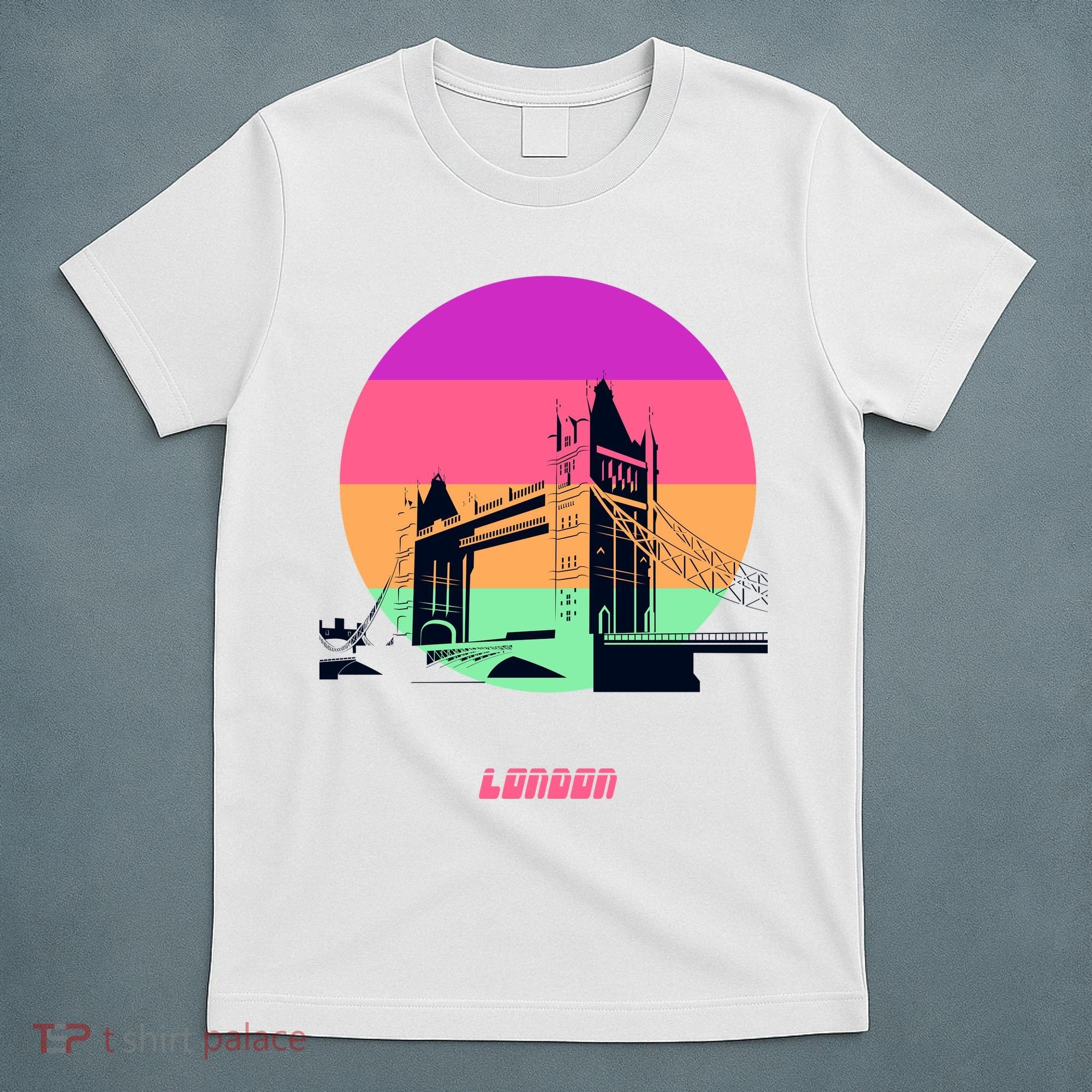 Retro Sun London Bridge T-Shirt