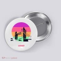 Retro Sun London Bridge Button thumb 0