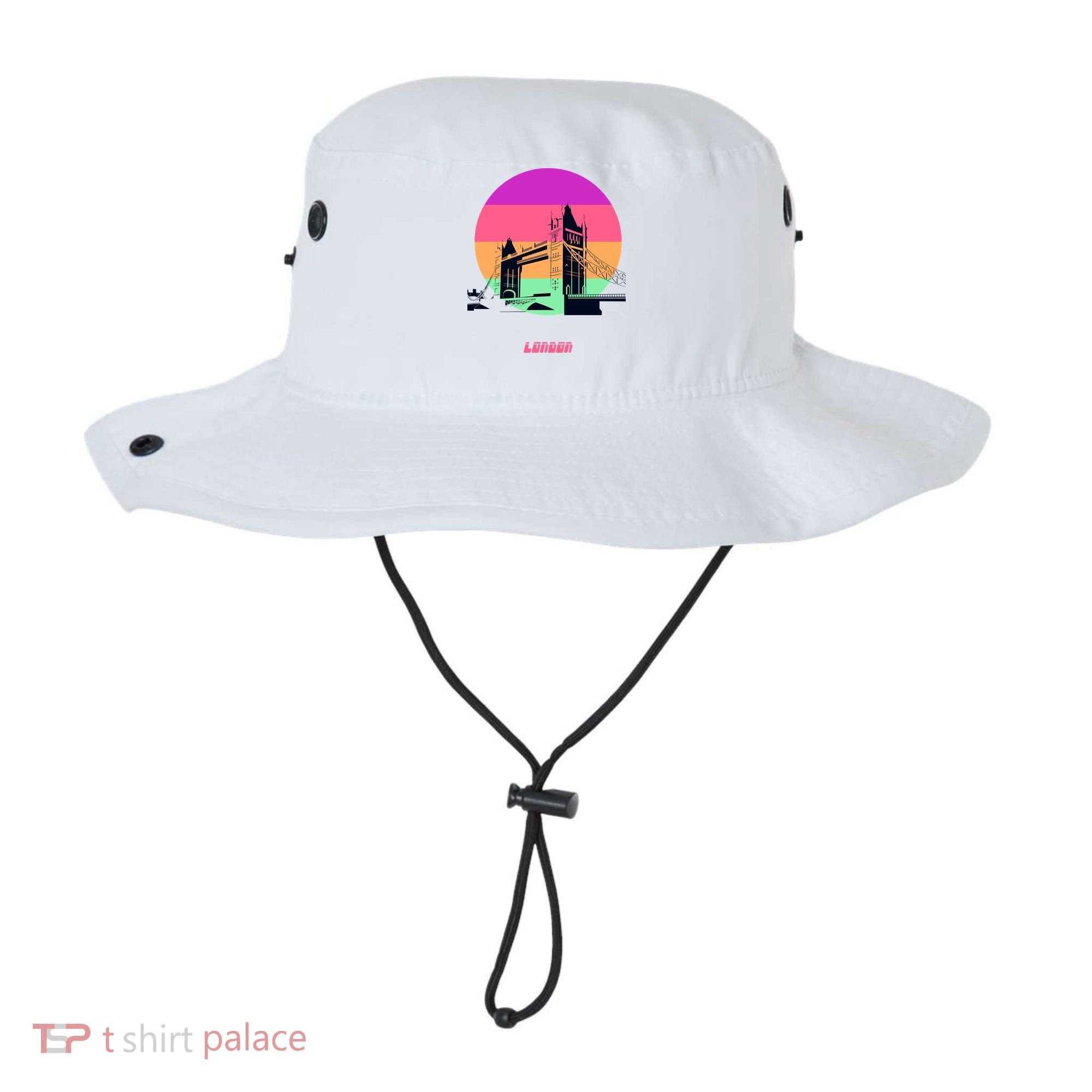 Retro Sun London Bridge Bucket Hat