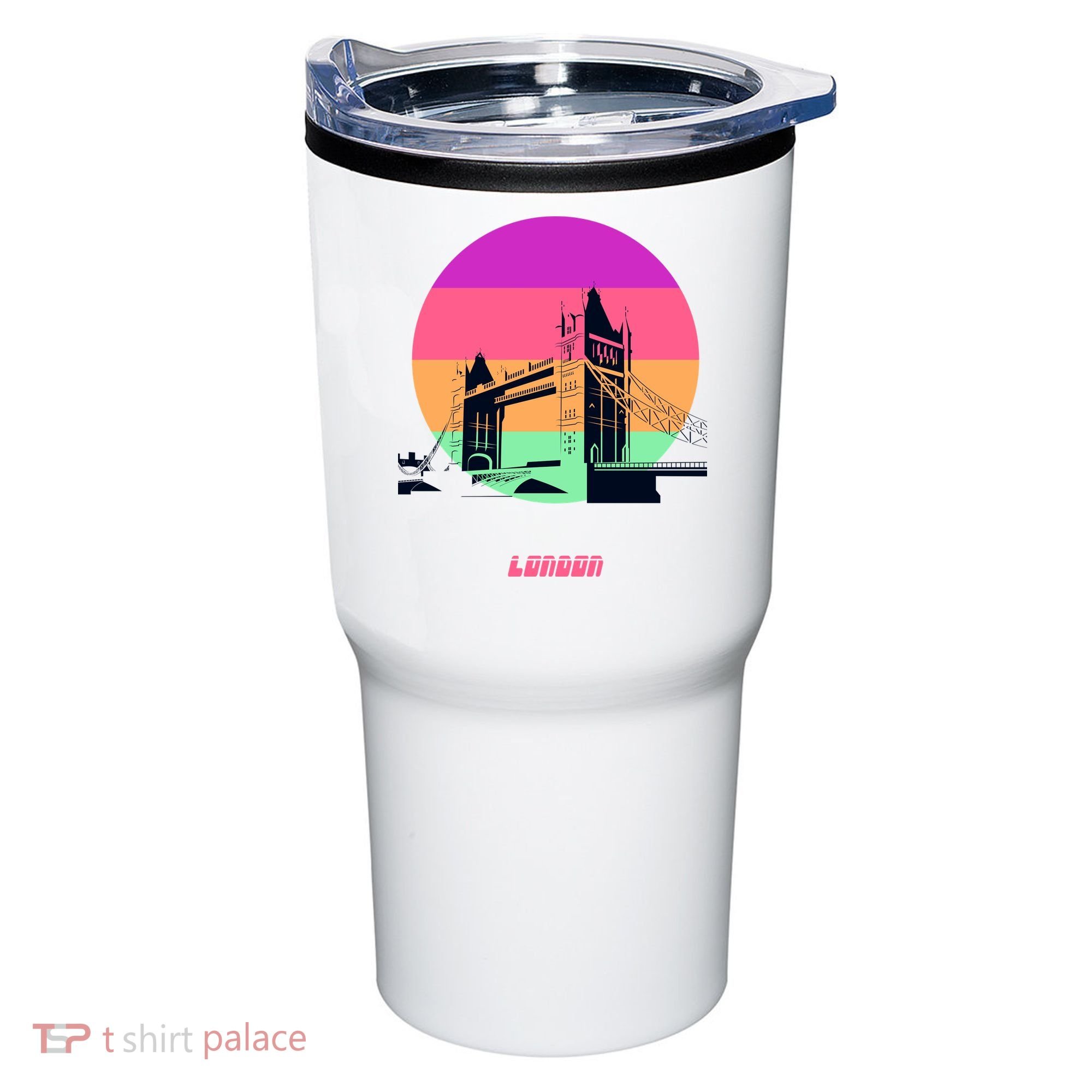 Retro Sun London Bridge Tumbler
