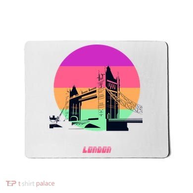 Retro Sun London Bridge Mousepad
