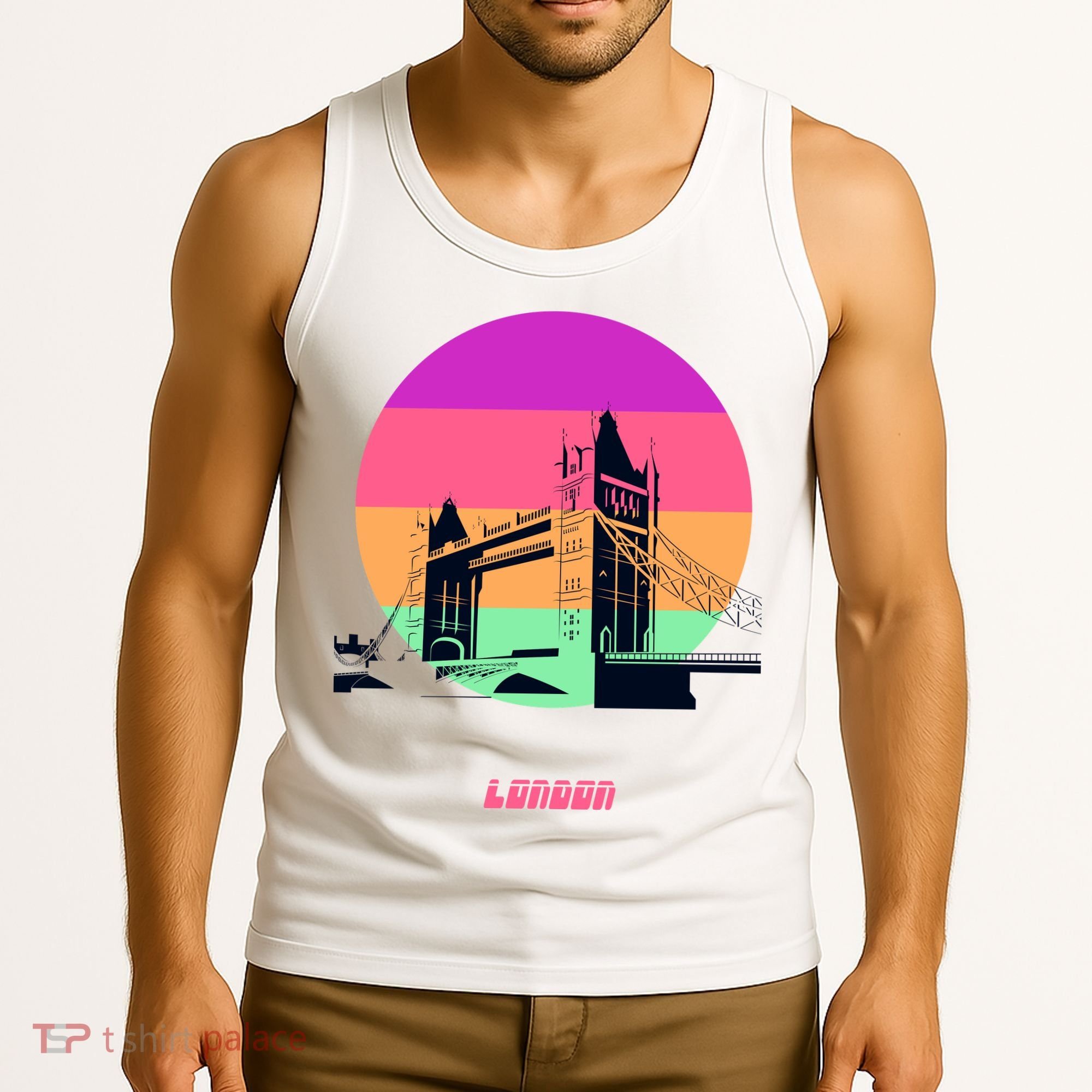 Retro Sun London Bridge Tank Top