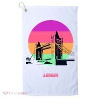 Retro Sun London Bridge Golf Towel thumb 0
