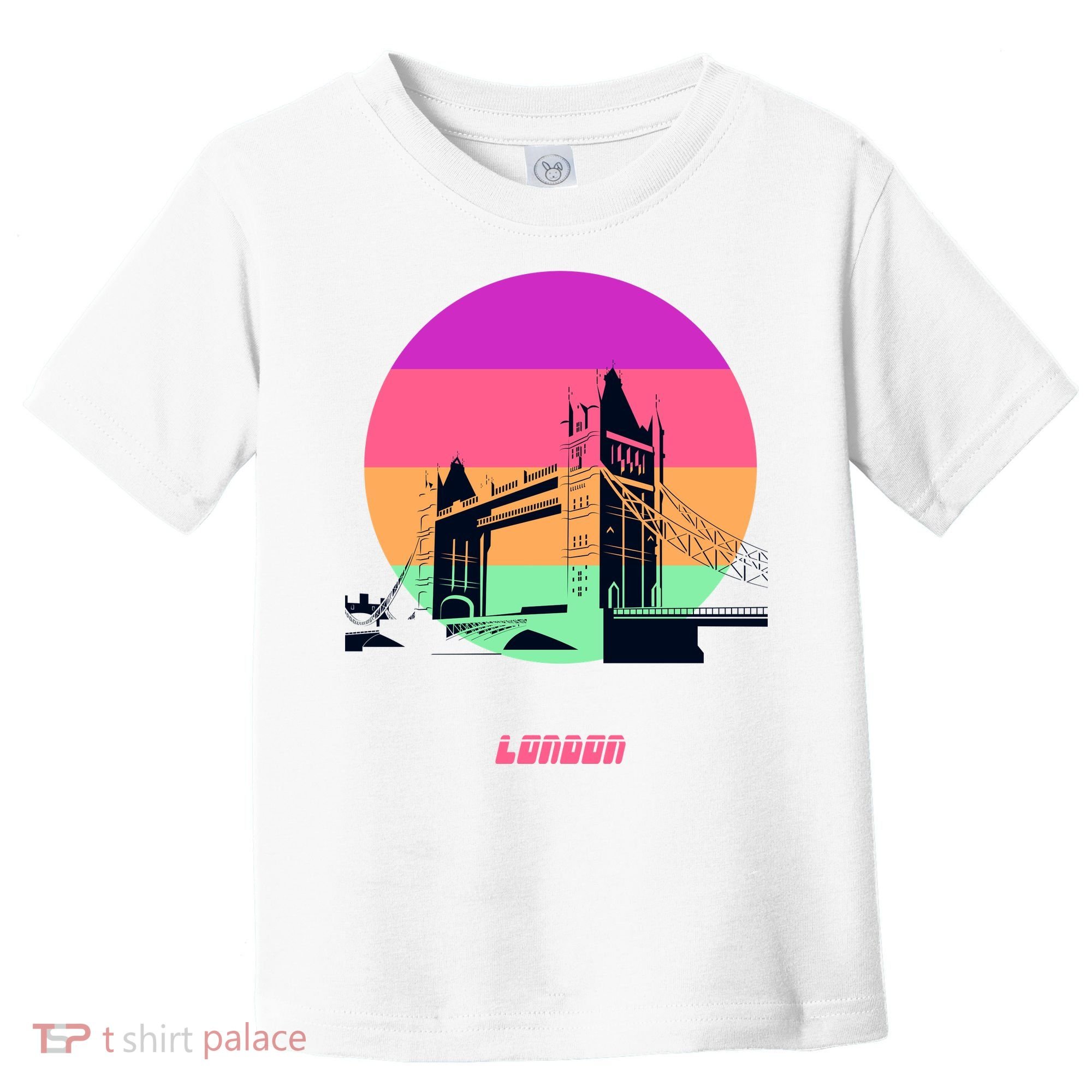 Retro Sun London Bridge Toddler T-Shirt