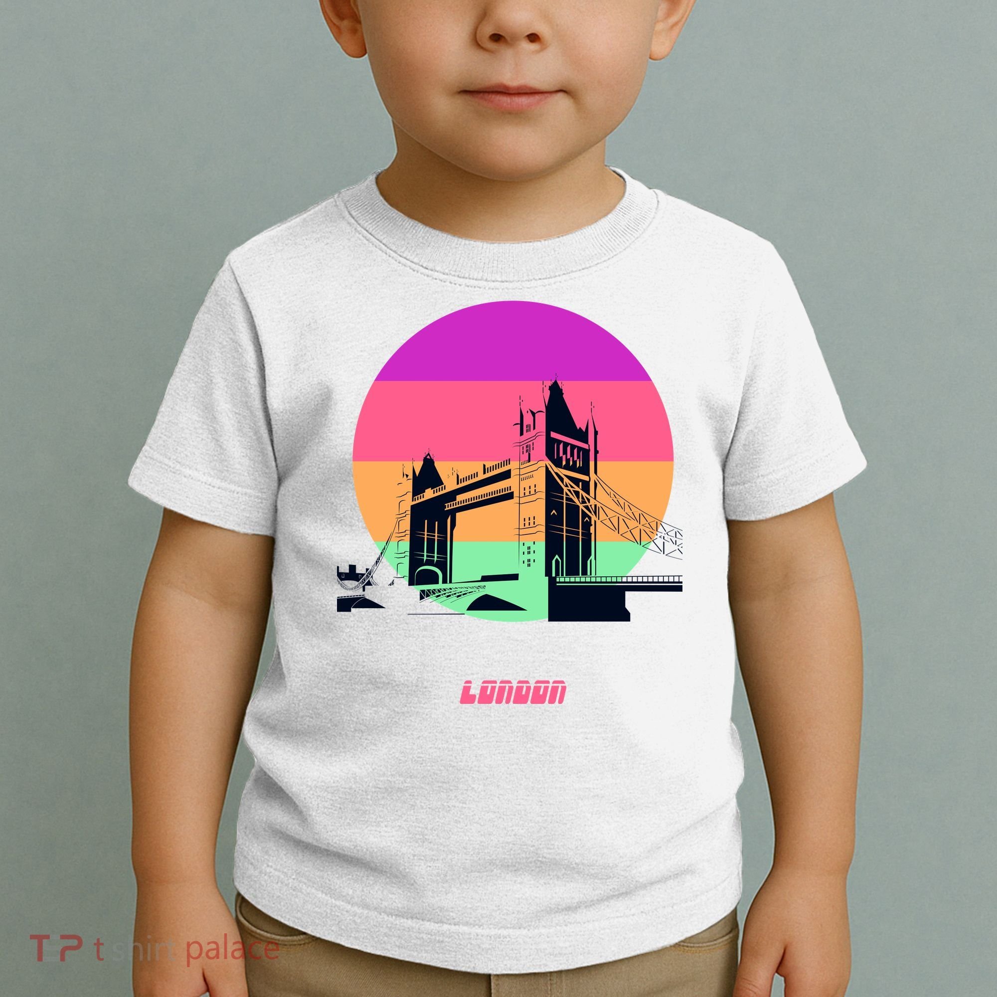 Retro Sun London Bridge Toddler T-Shirt