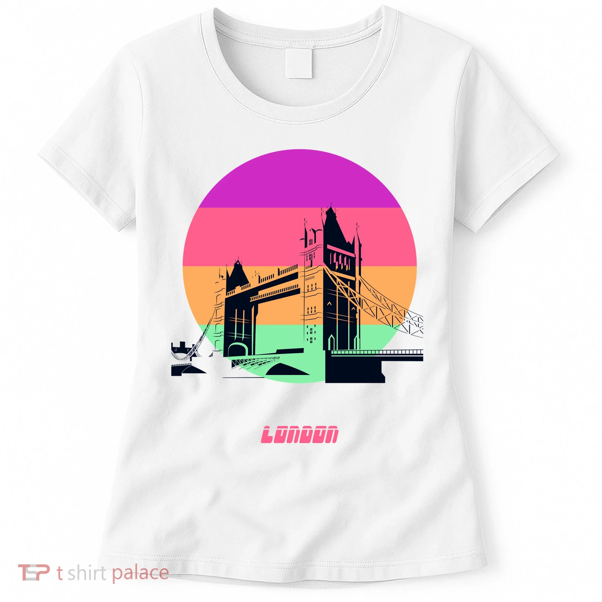 Retro Sun London Bridge Women's T-Shirt