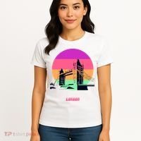 Retro Sun London Bridge Women's T-Shirt thumb 4