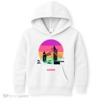 Retro Sun London Bridge Kids Hoodie thumb 0