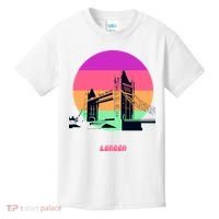Retro Sun London Bridge Kids T-Shirt thumb 0