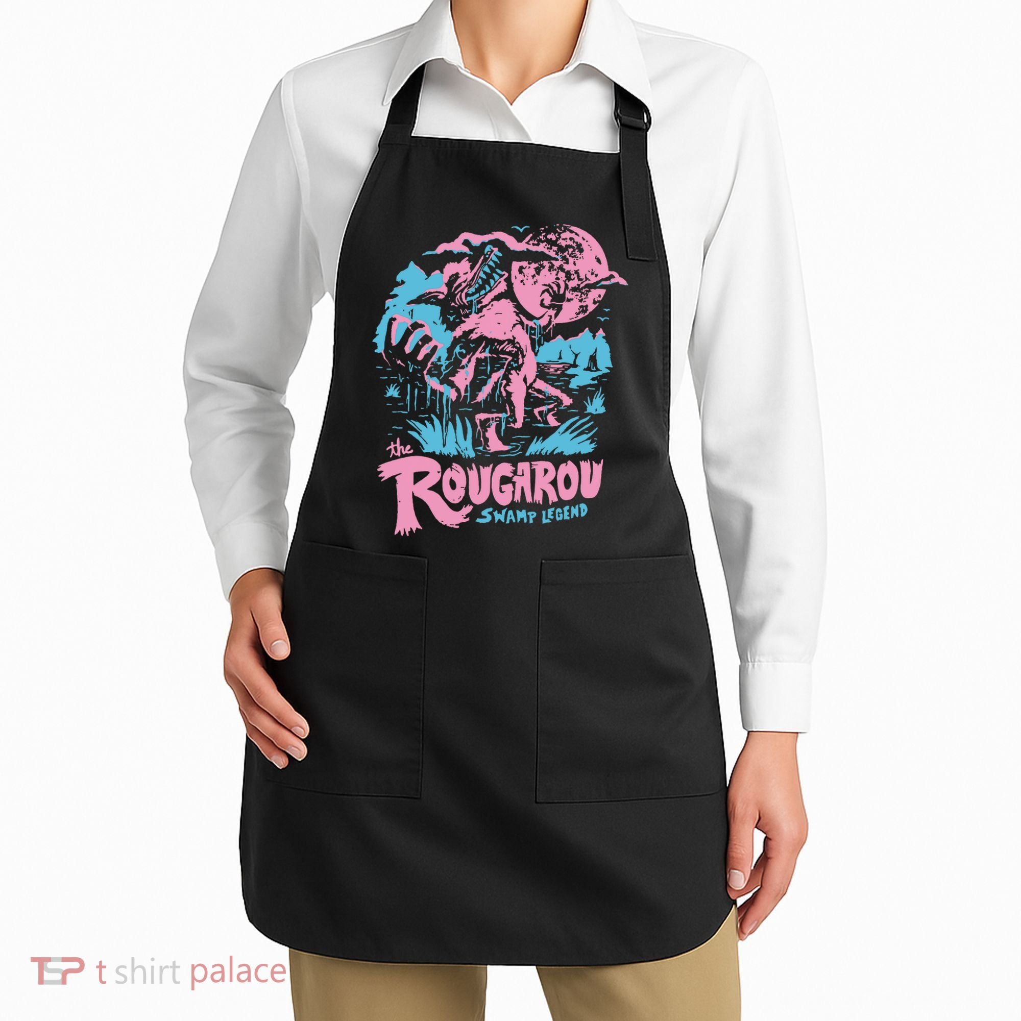 Rougarou Swamp Monster Loop Garu Apron