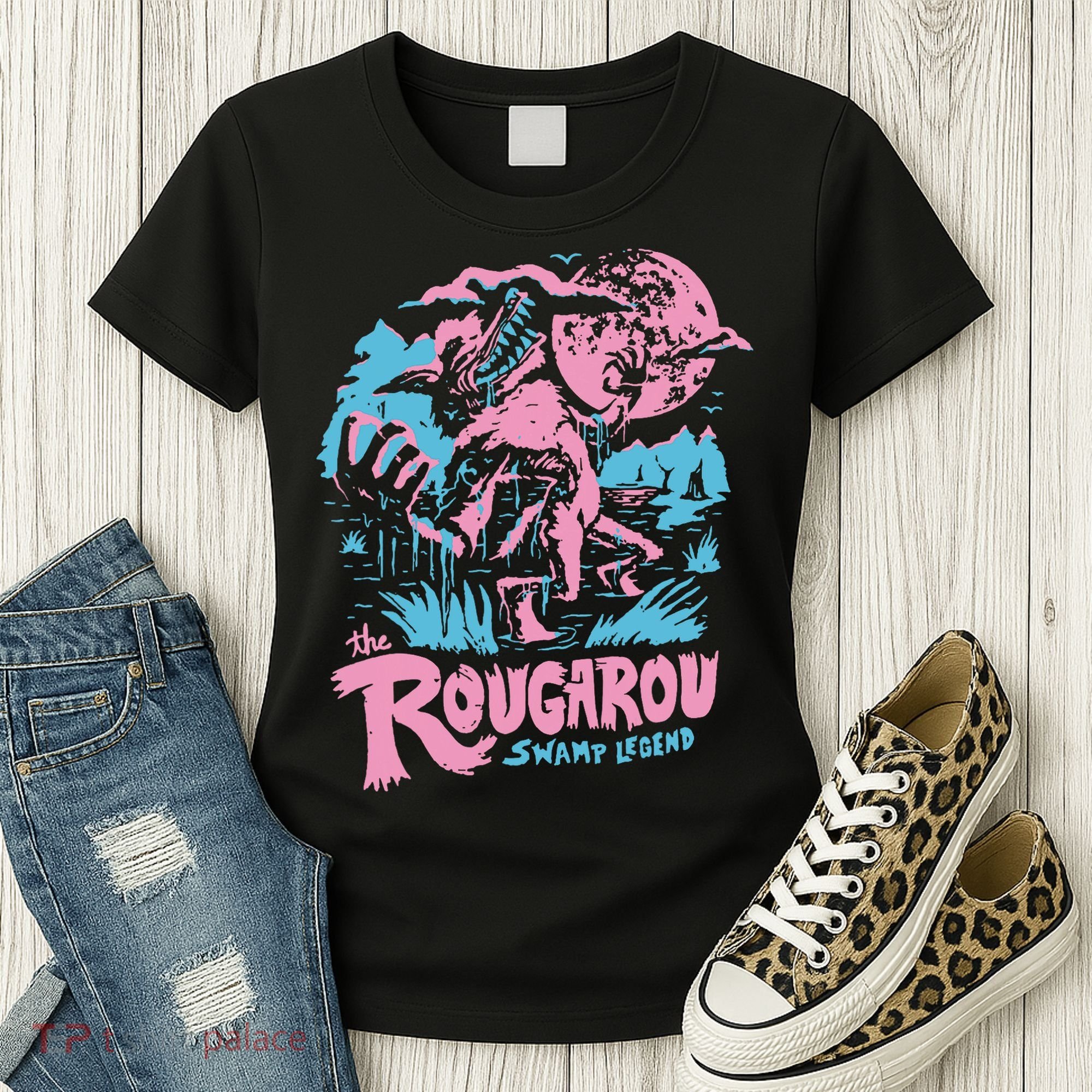 Rougarou Swamp Monster Loop Garu Women's T-Shirt