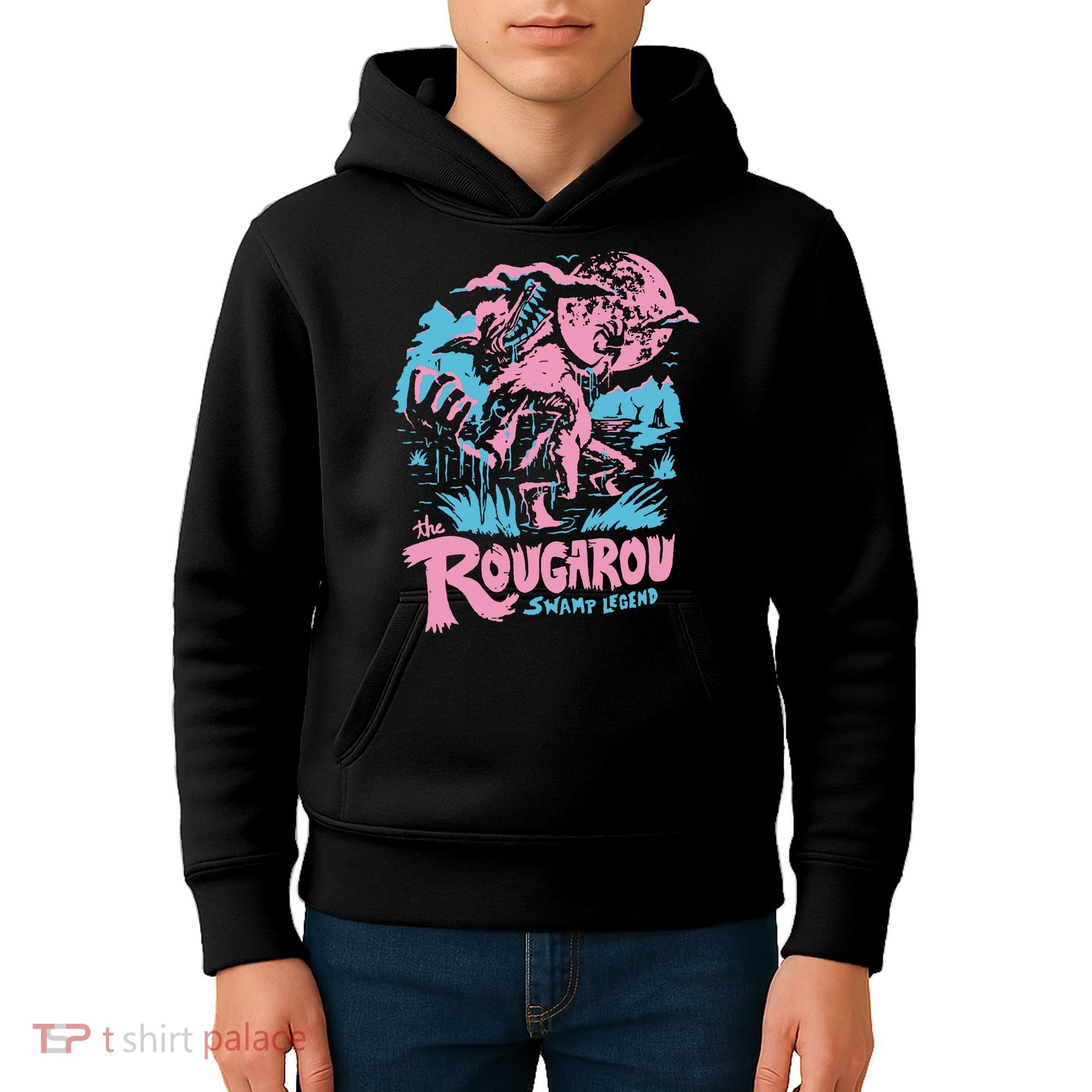 Rougarou Swamp Monster Loop Garu Kids Hoodie