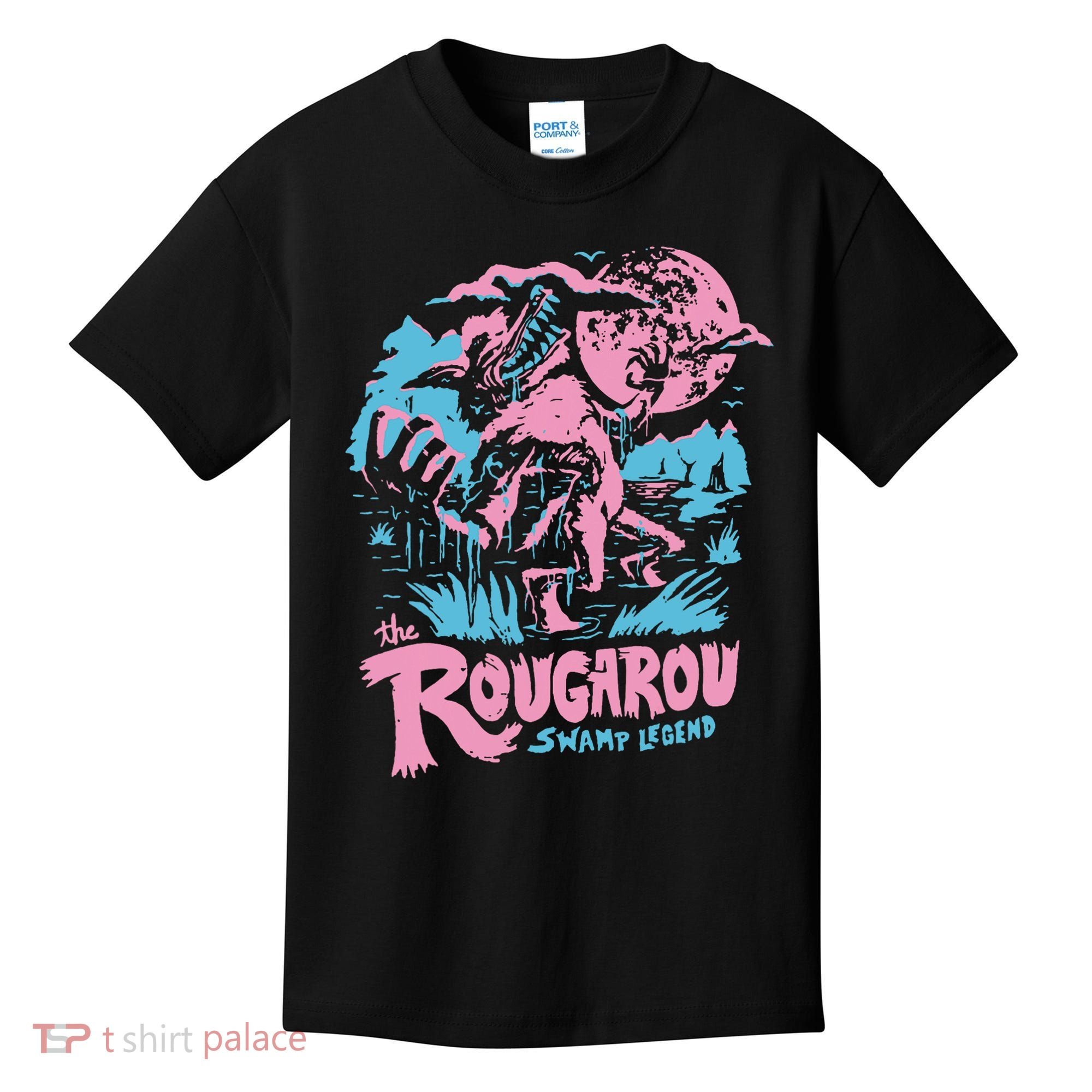Rougarou Swamp Monster Loop Garu Kids T-Shirt