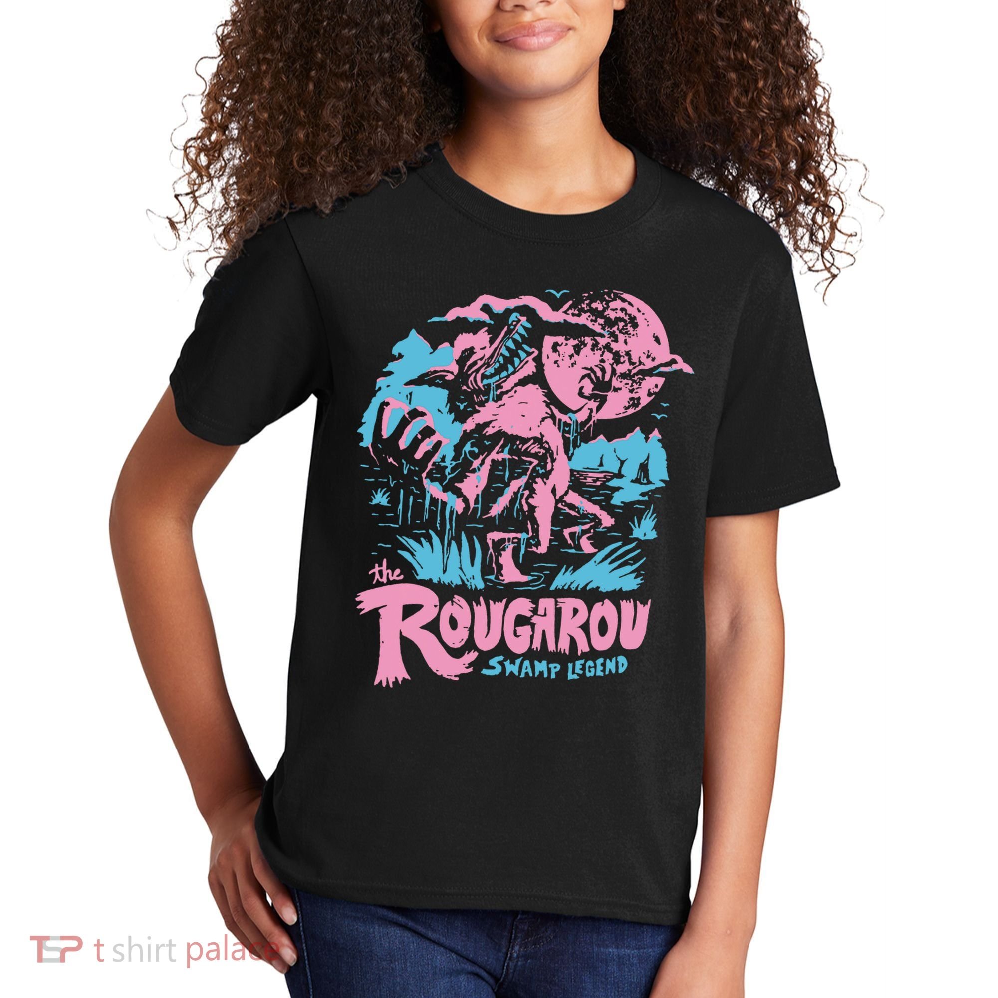 Rougarou Swamp Monster Loop Garu Kids T-Shirt