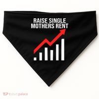 Raise single mothers rent USA-Made Doggie Bandana thumb 0