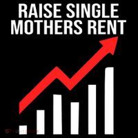 Raise single mothers rent Women's Hoodie thumb 2