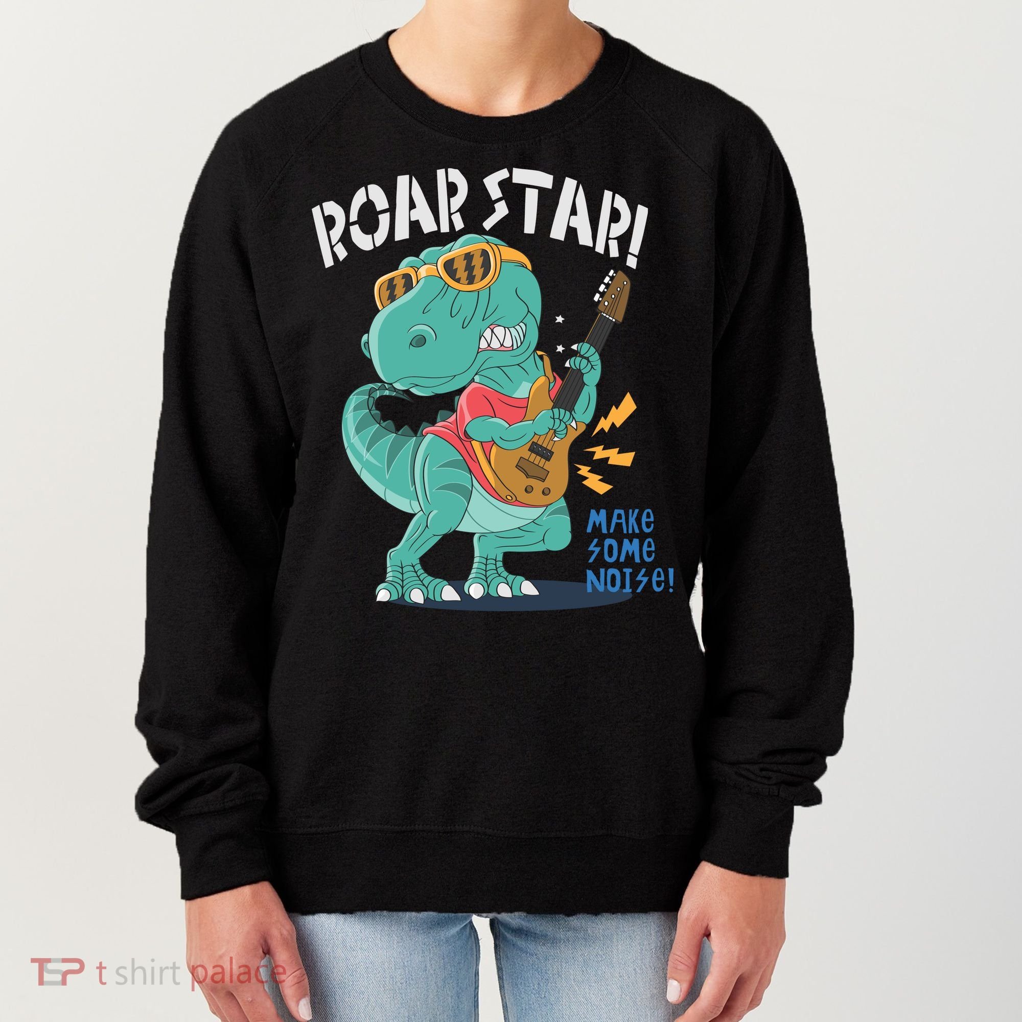 Roar Star Make Some Noise Cute Women's Sweatshirt