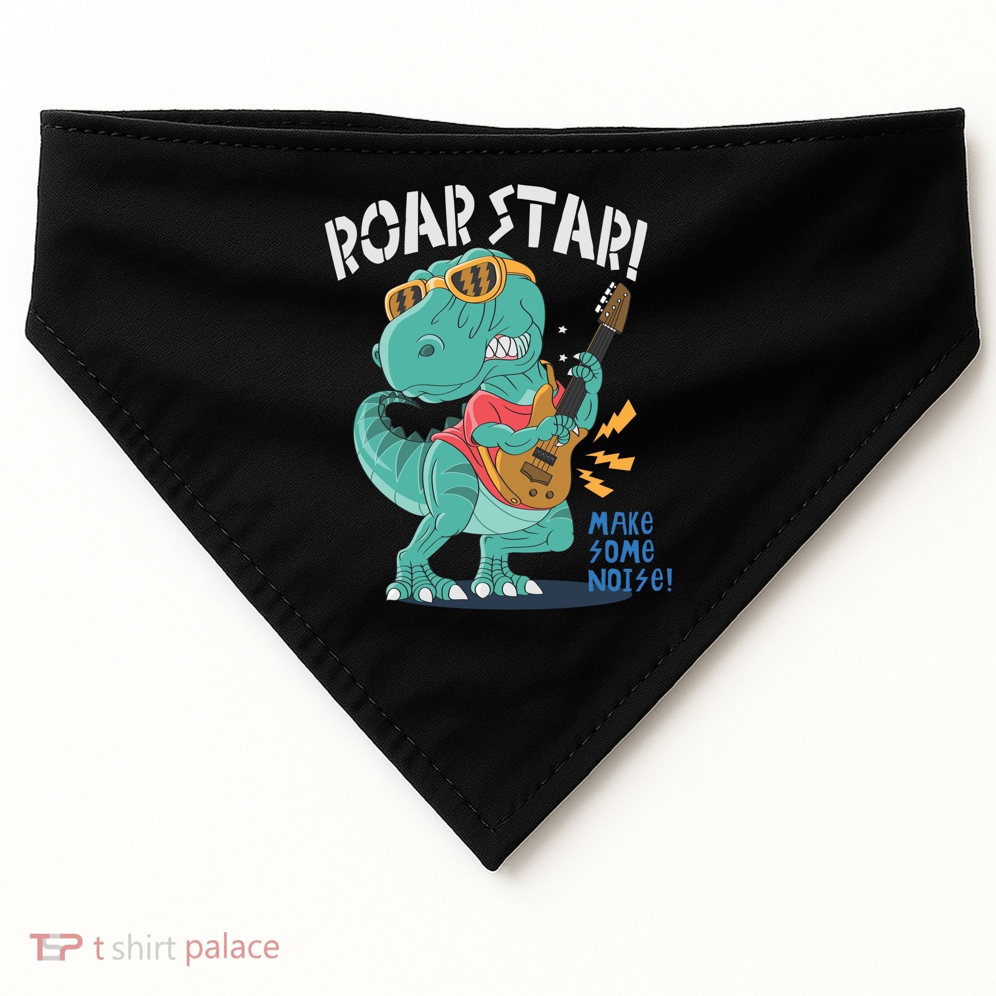 Roar Star Make Some Noise Cute USA-Made Doggie Bandana