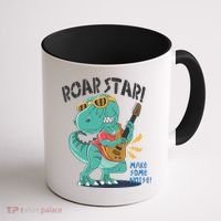 Roar Star Make Some Noise Cute Coffee Mug thumb 1