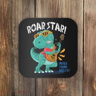 Roar Star Make Some Noise Cute Coaster