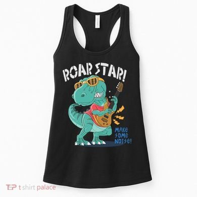 Roar Star Make Some Noise Cute Women's Tank Top