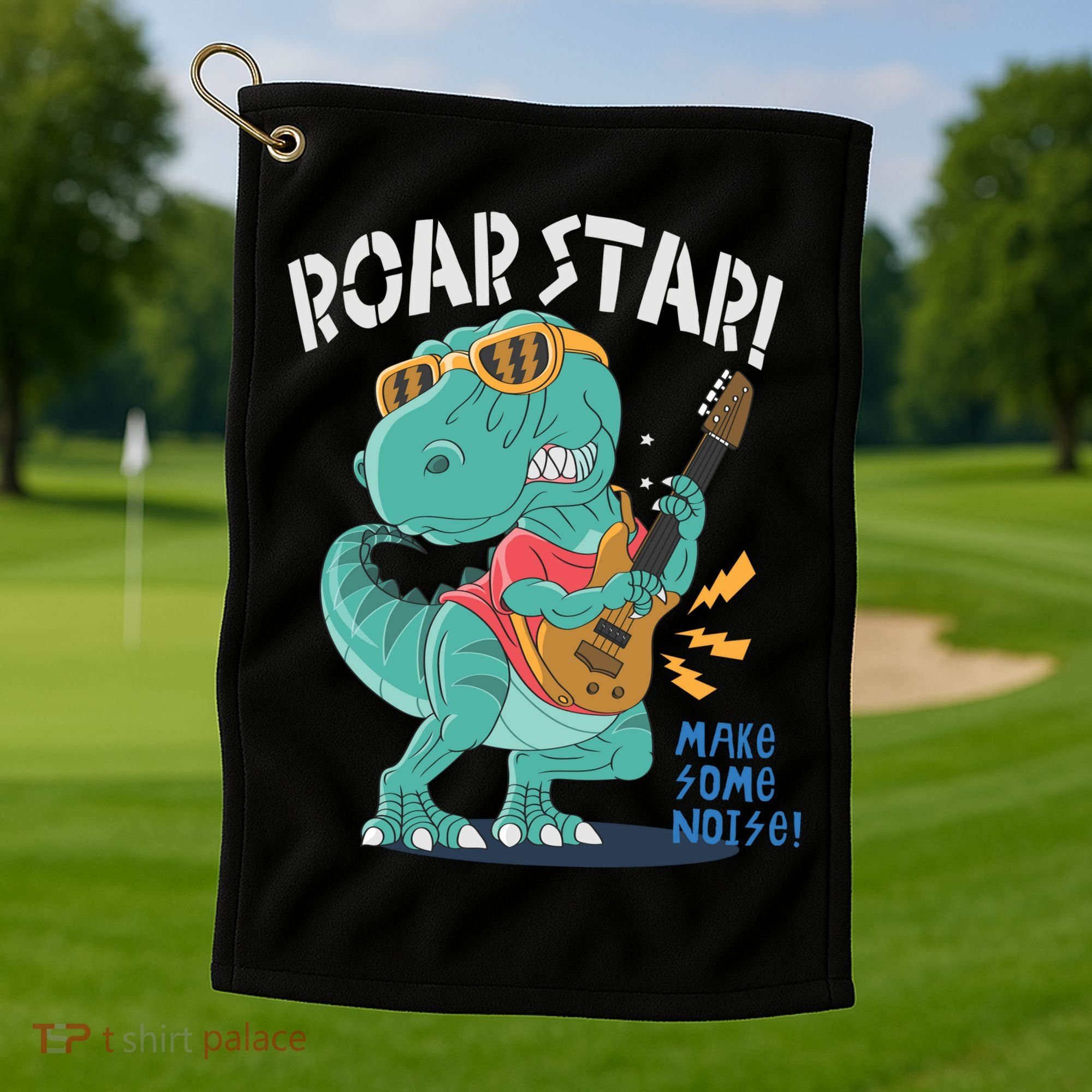Roar Star Make Some Noise Cute Golf Towel