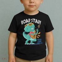 Roar Star Make Some Noise Cute Toddler T-Shirt thumb 2