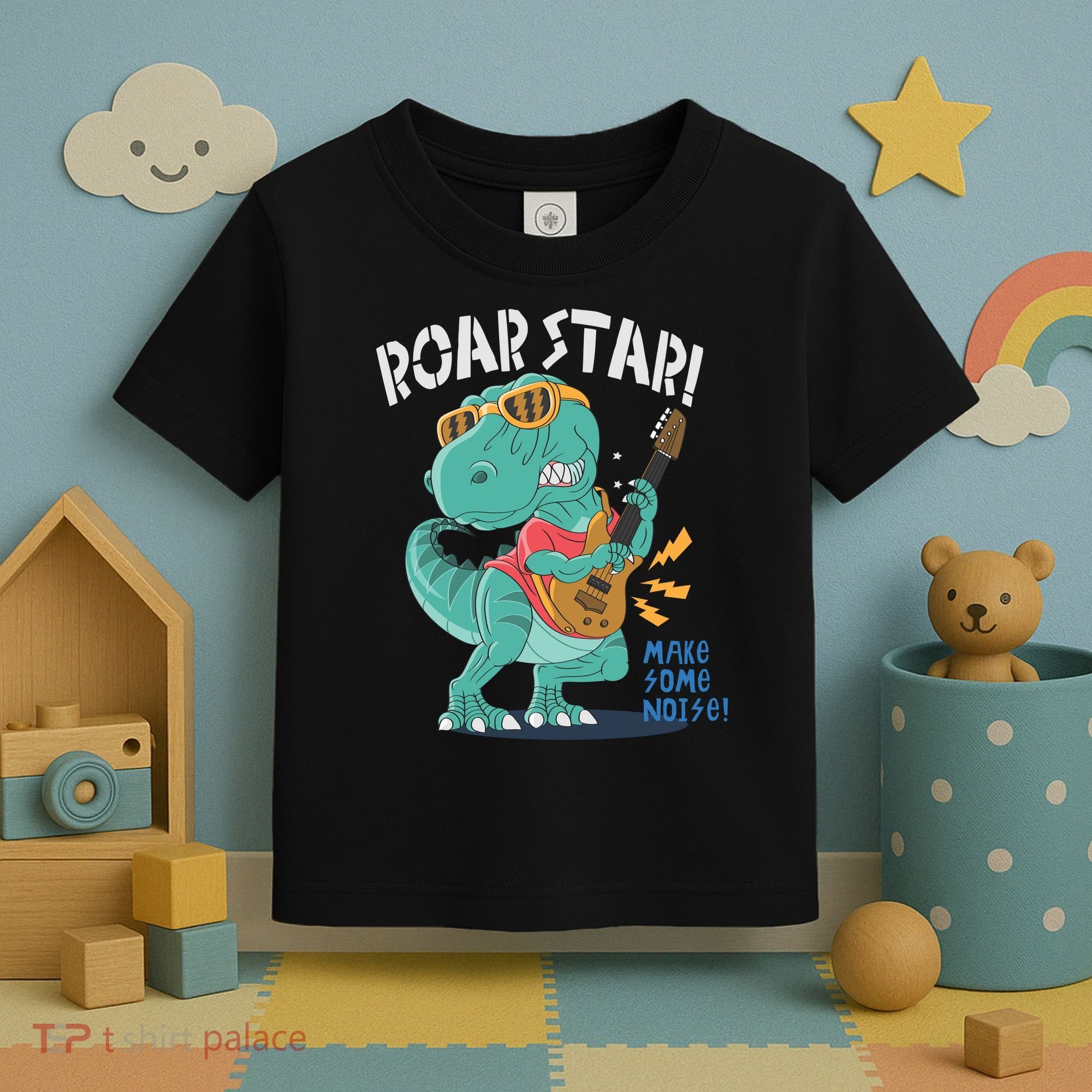 Roar Star Make Some Noise Cute Toddler T-Shirt
