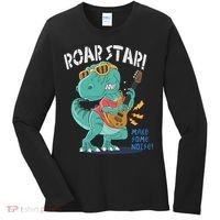 Roar Star Make Some Noise Cute Women's Long Sleeve Shirt thumb 0
