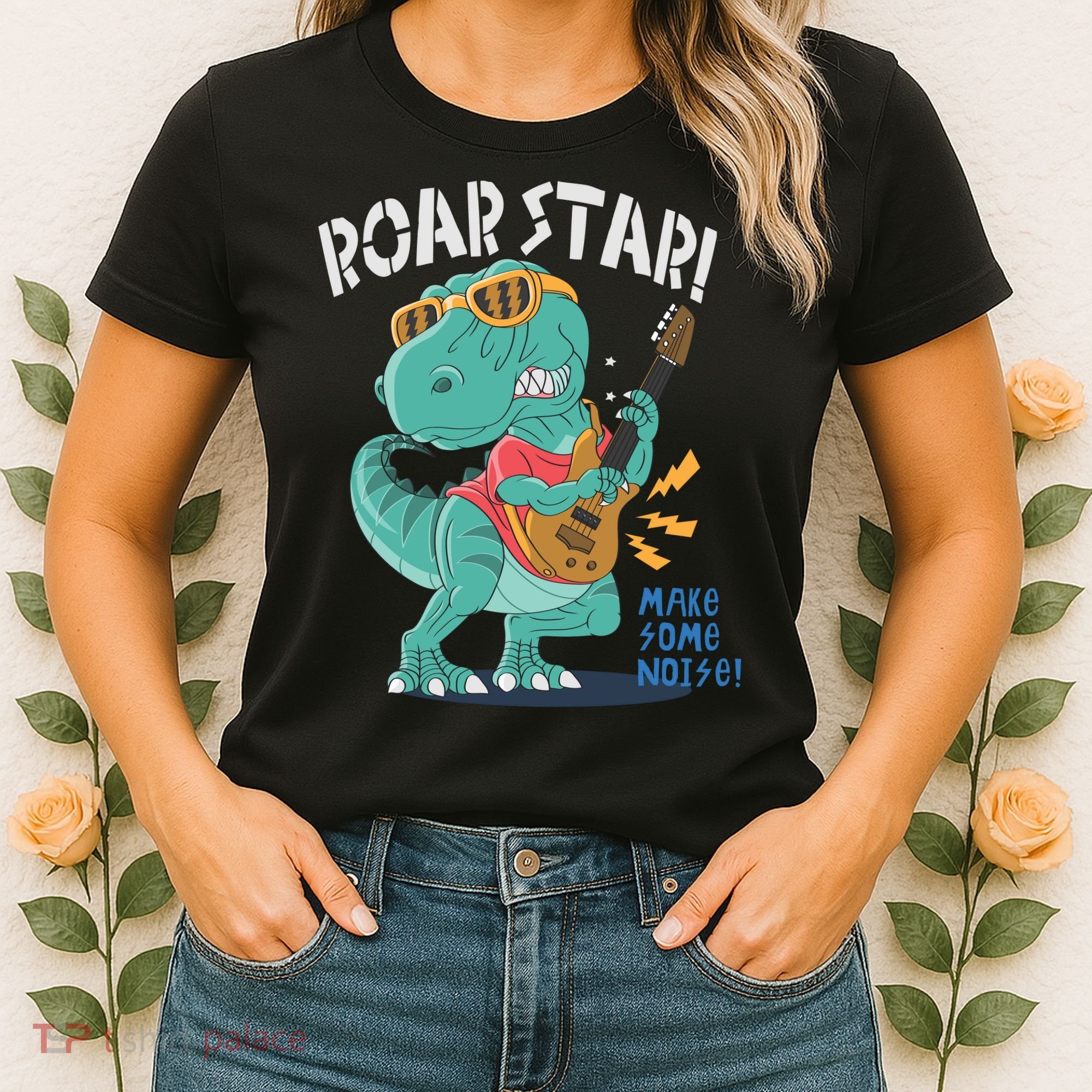Roar Star Make Some Noise Cute Women's T-Shirt